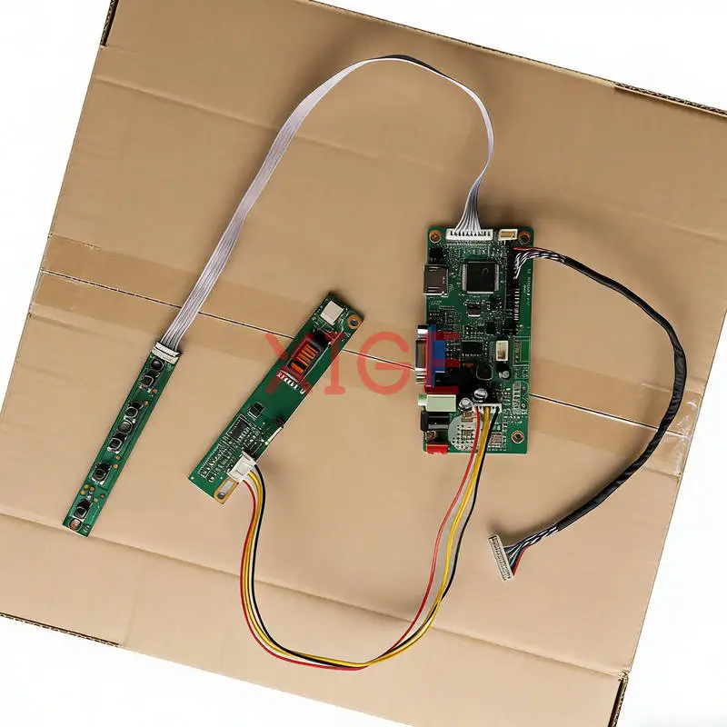 

LCD Display Controller Drive Board Fit N141X101 N141X5 N141X201 UB141X01 1024*768 HDMI+VGA 1024x768 LVDS 20-Pins 1-CCFL Kit DIY