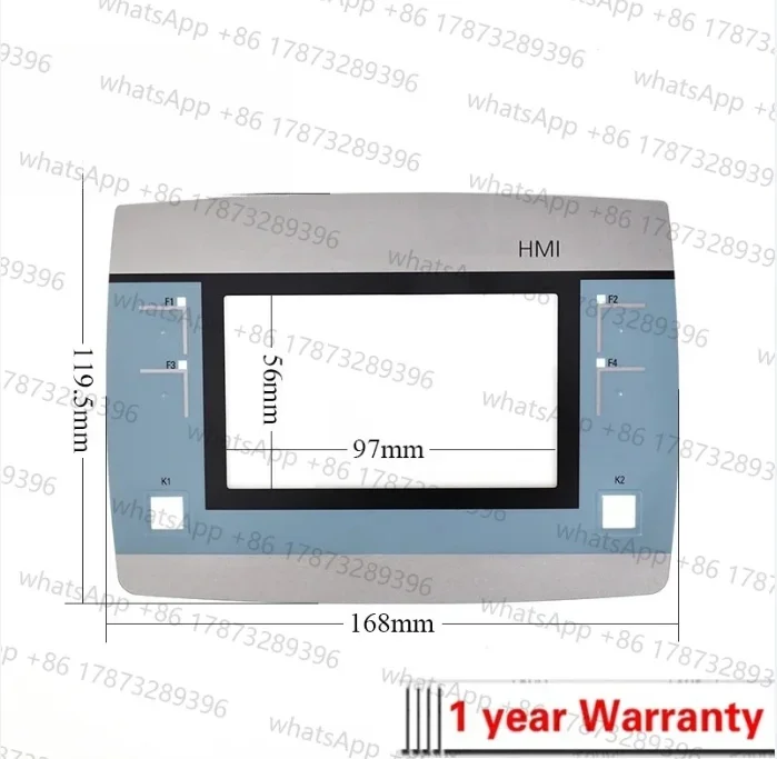 Pannello touch screen in vetro per 6AV2125-2DB23-0AX0 6AV2 125-2DB23-0AX0 KTP400F Pannello touchscreen mobile e pellicola a membrana