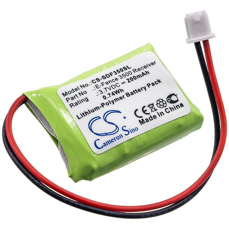 Replacement 3.7V 200mAh Dog Collar Battery for Dogtra E-Fence 3500 Receiver YS-300 Bark Collar +TOOL