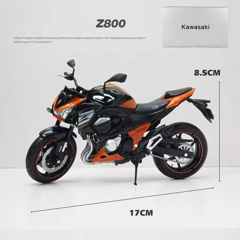1/12 Kawasaki Ninja Z800 Racing Cross-country Motorcycle Model