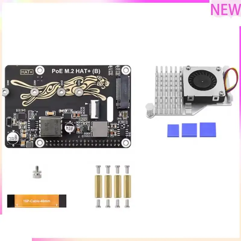 

B27B Raspberry Pi 5 Pcie To M. 2 с Poe HAT(B) M.2 Твердотельный накопитель, чтение, запись, поддержка протокола Nvme
