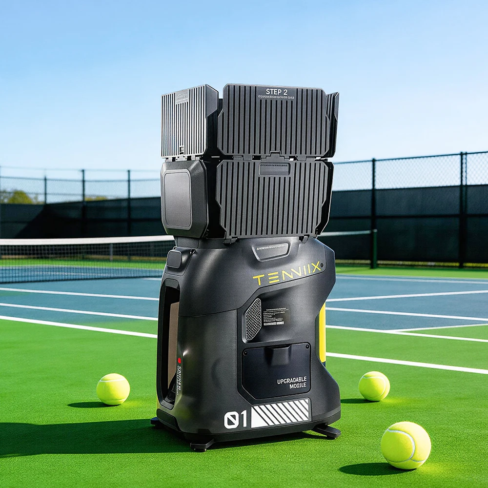 High Quality Tenniix Tennis Ball Machine Vision-Based AI Tennis Robot Training Tennis Ball Launch Training Shooting Machine