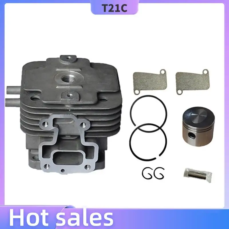 

T21C 44Mm Cylinder Piston Kit For Kawasaki TJ53 TJ53E Garden Tool Strimmer Blower Cut Spare Accessories 11005-0650 11005-2166