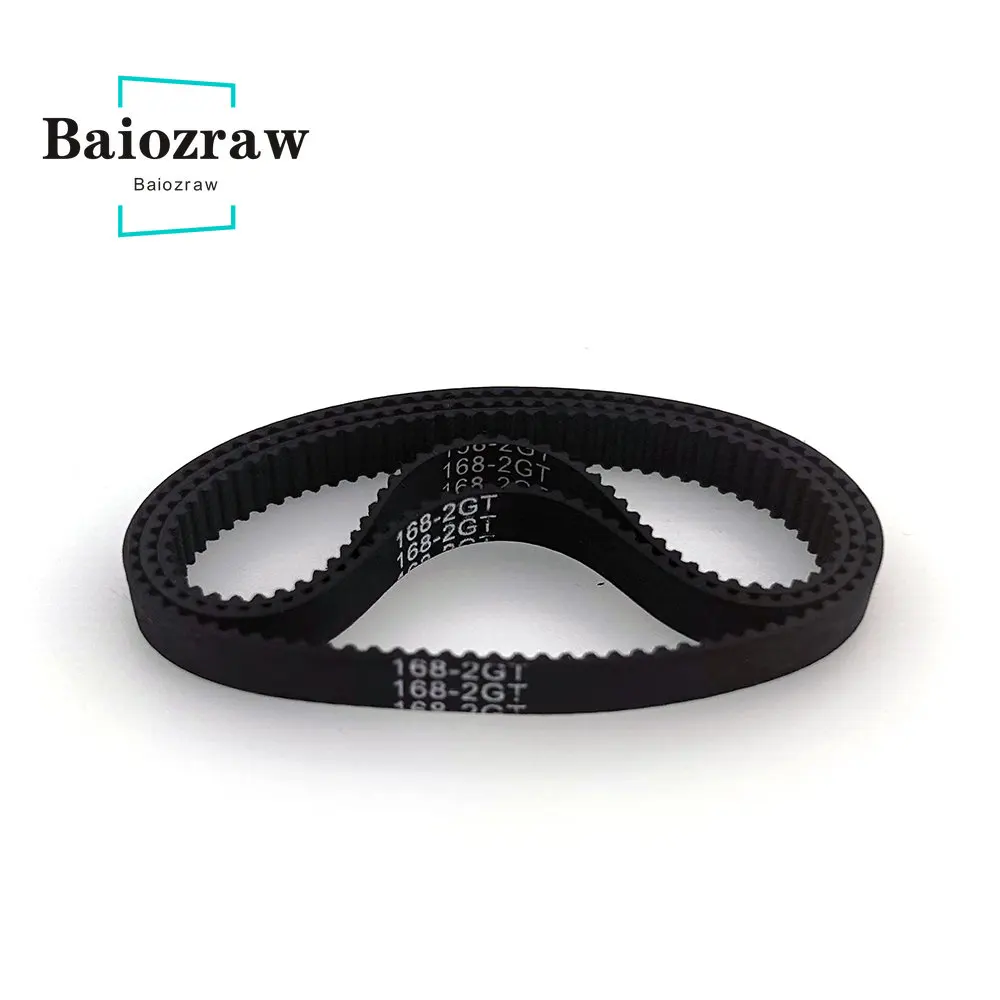 3D Printer Parts GT2 6mm Closed Loop Rubber Timing Belt 162 164 166 168 170 172 174 176 178 180 182 184 186 188 190mm 2GT 1pcs