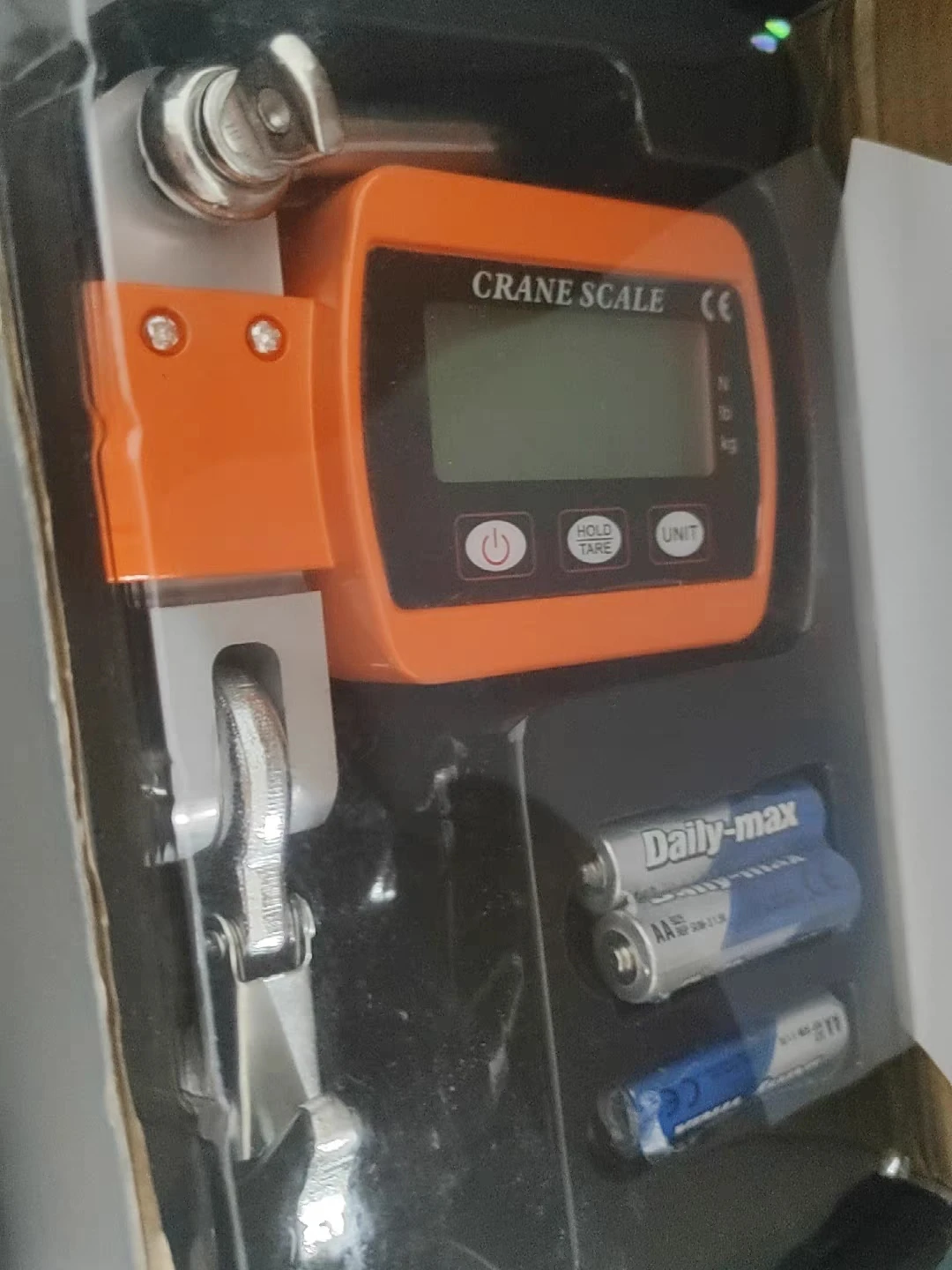 

300KG Digital Hanging Scale, Crane Scales with LCD Display, Electronic Crane Scale for Warehouses, Workshops, Logistics