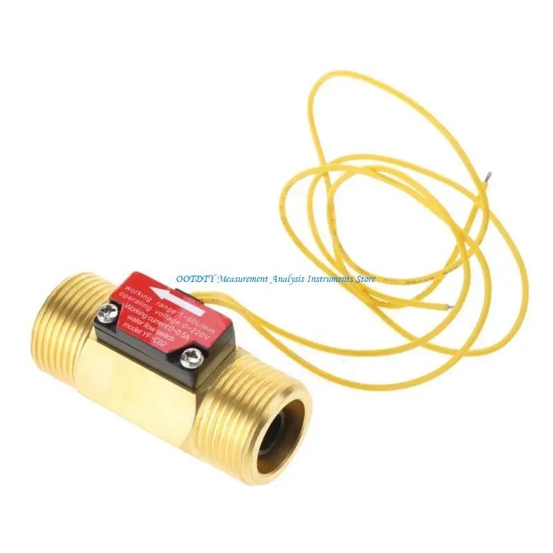 

367D Fluidmeter Counter DN20 Liquid Water Meter Flowmeter Water Switchs 1.5-50L/min External Thread