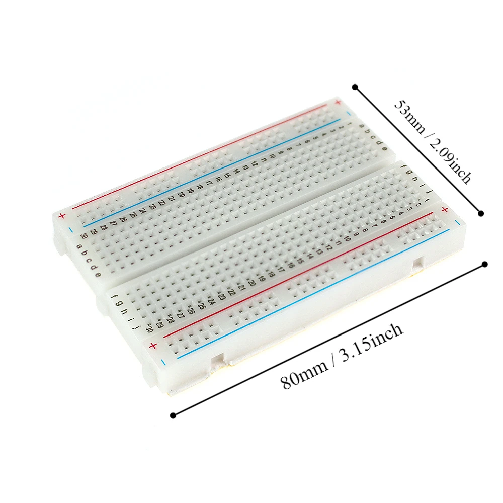 840PCS Breadboard Jumper Cable Wire Kit MB102 400 830 Tie Breadboards 14 Different Lengths Jumper Solderless PCB Bread Board