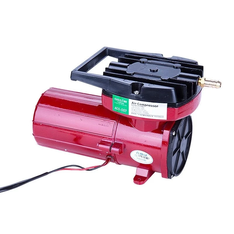 60L/min HAILEA ACO-003 DC 12V Permanent Electromagnetic Air Compressor For Hydroponics Pond Aquarium Fish Tank Oxygen Air Pump 6