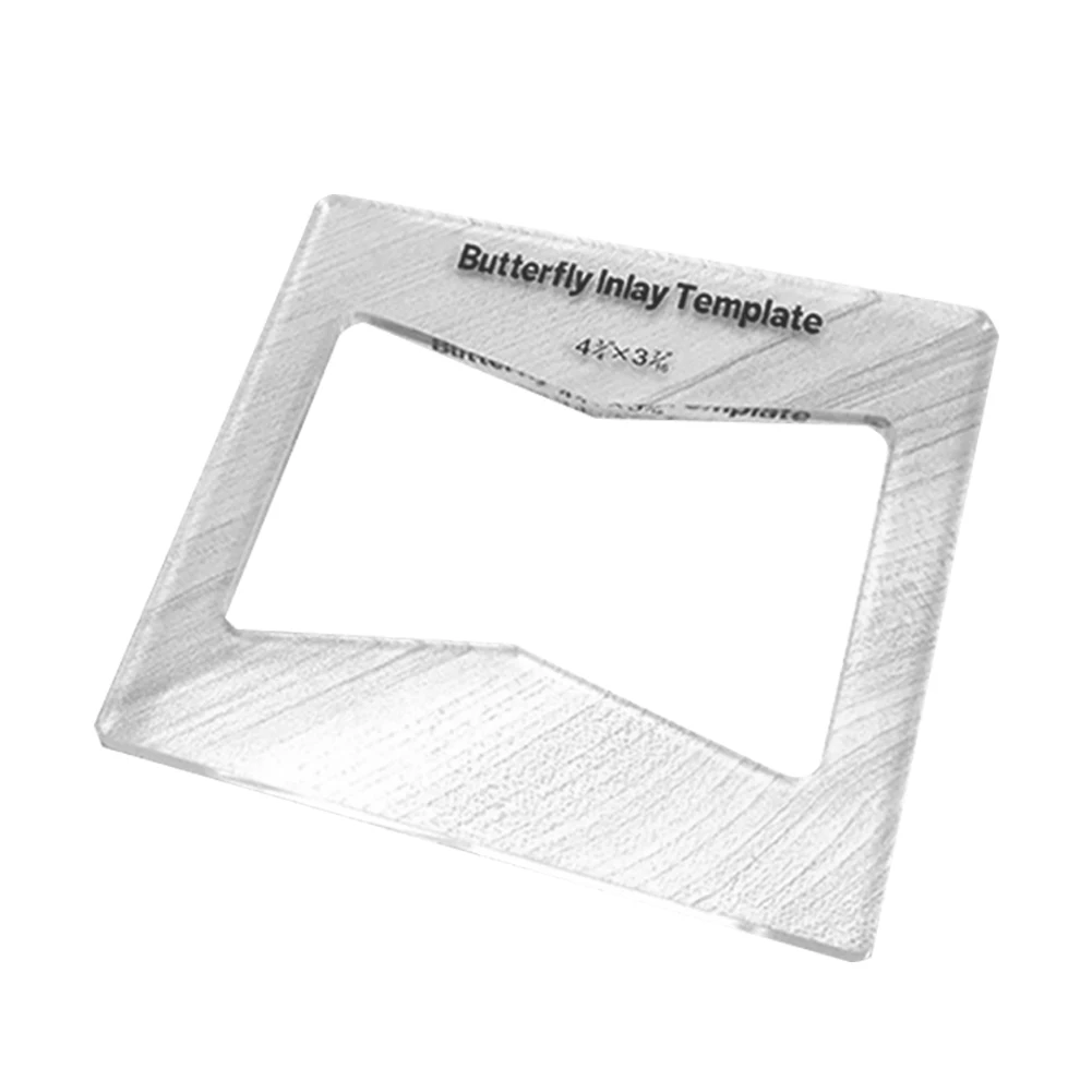 Router Slotting Auxiliary Tool Slot Cutting Wood Bow Tie Template Bow-Tie Joint Woodworking Tool Bowtie Inlay Template