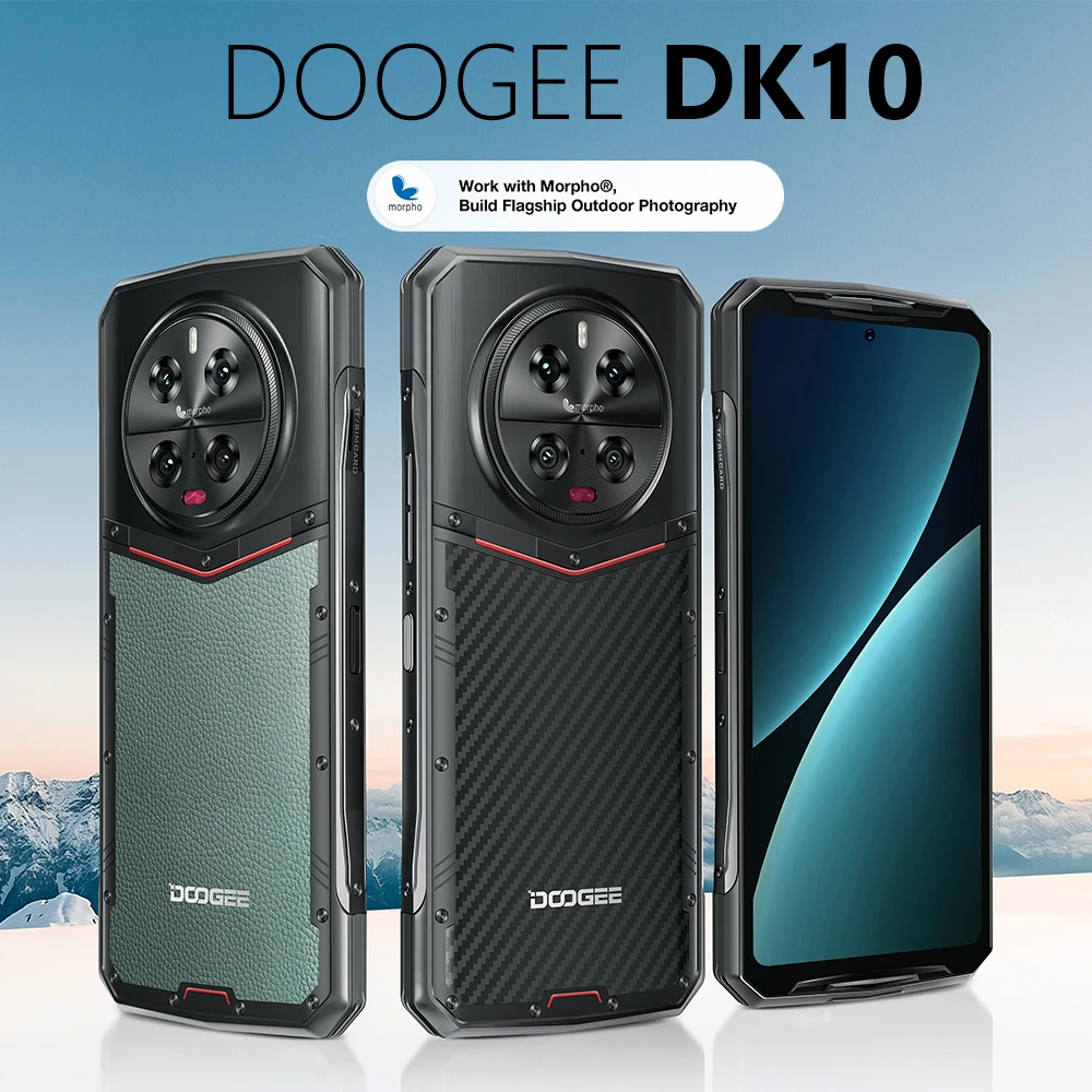 Global Version DOOGEE DK 10 5G Rugged Phone Dimensity 8020 Morpho Quad Camera 50MP 6.67