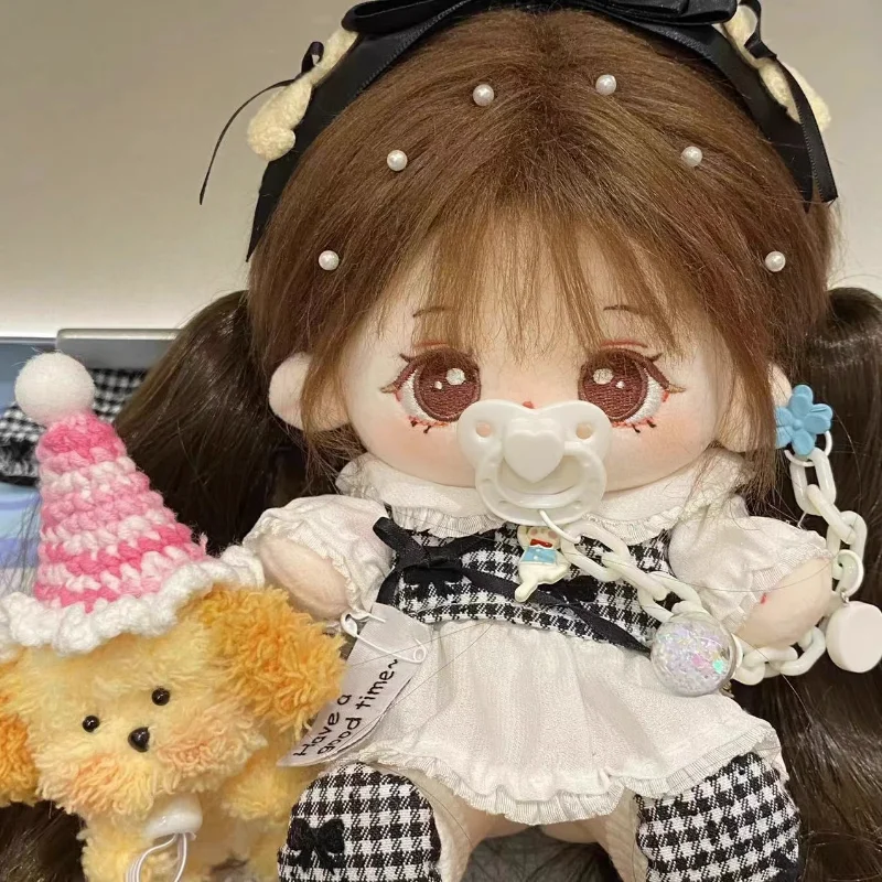 Limited Doll Clothes for 20cm Idol Dolls Accessories Plush Doll's Clothing Retro Dress Suit Stuffed Toy Dolls Outfit Handmade