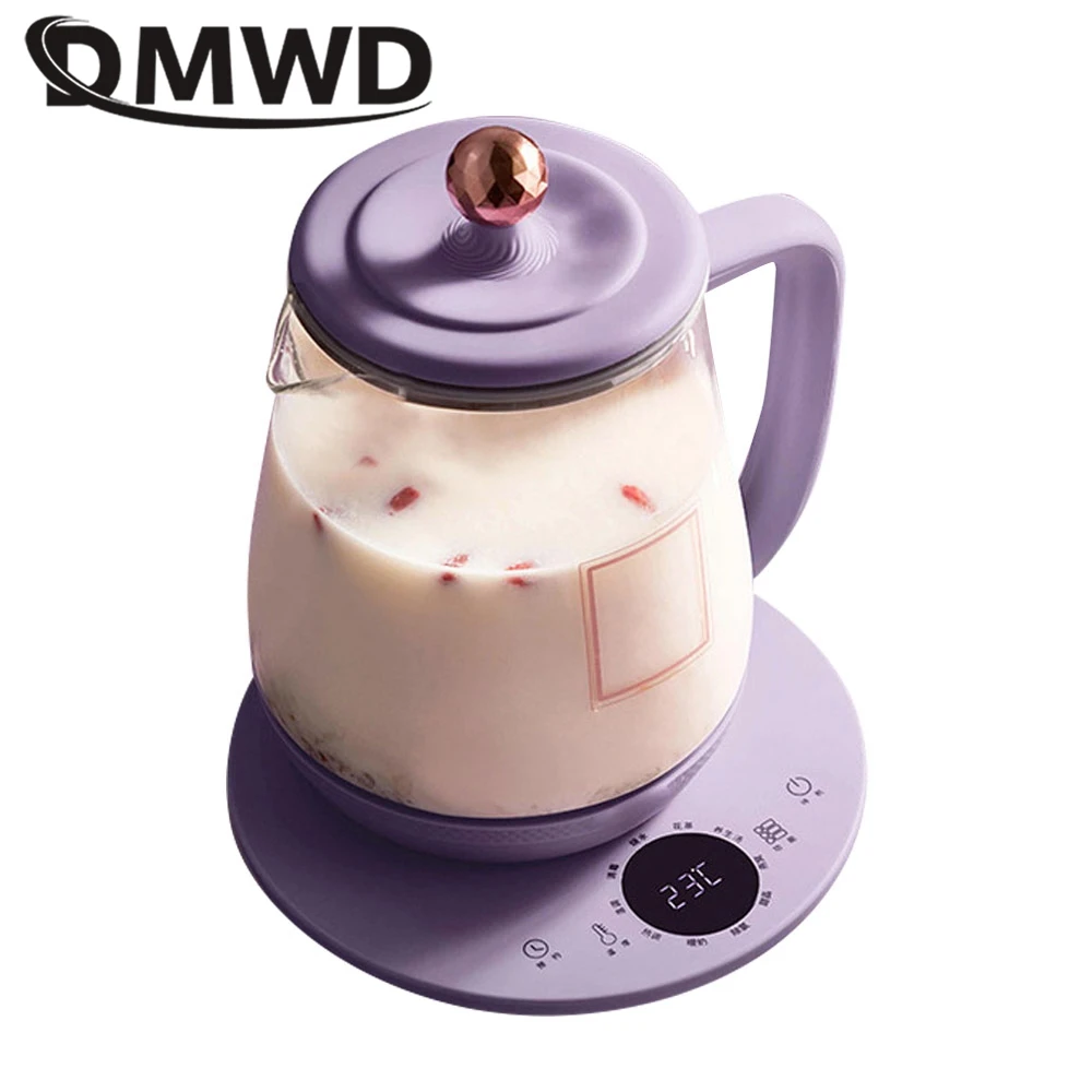 DMWD 1.8L Electric Kettle Health Pot Dessert Stewing Cooking Machine Scented Tea Maker Water Boiler Office Heater Soup Cup 220V