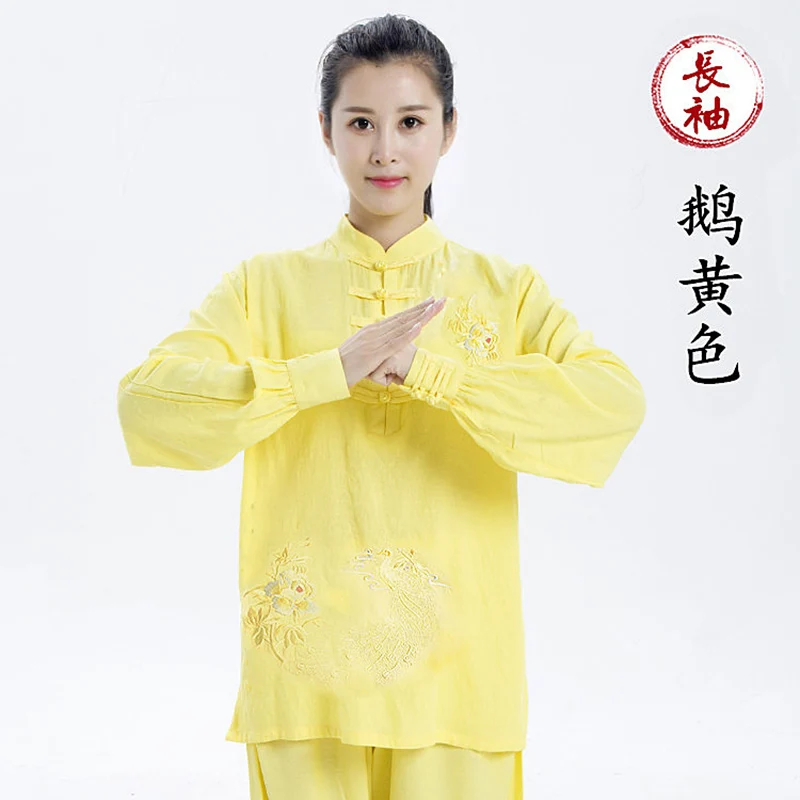 Women Tai Chi Suit Summer Lightweight New Arrival Linen Cotton Fabric Baduanjin Practice Comfortable Daily Wear Martial Arts Uni