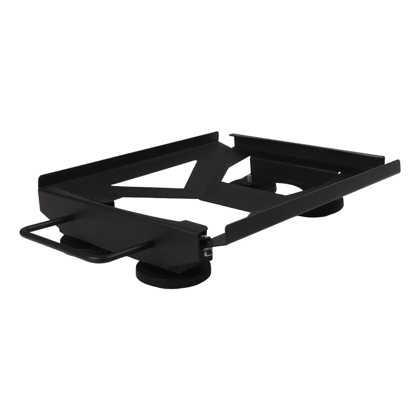 

Strong Magnet Bracket RV Roof Mount For High Speed Driving Black Four Magnetic Holders Quick Use Rubber Grip Protection