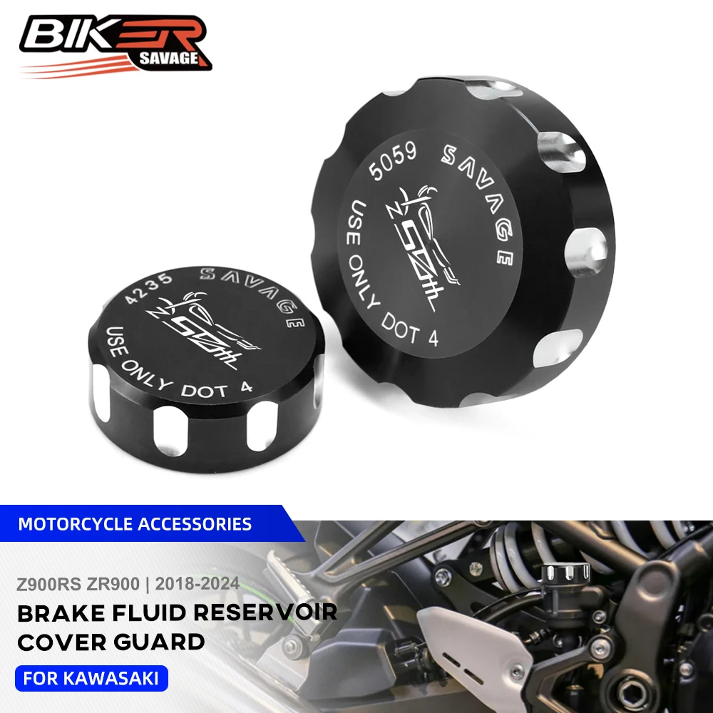 

For KAWASAKI Z900RS 2018-2024 Front and Rear Brake Cylinder Master Reservoir Cover ZR 900 Motorcycle Brake Cylinder Protector