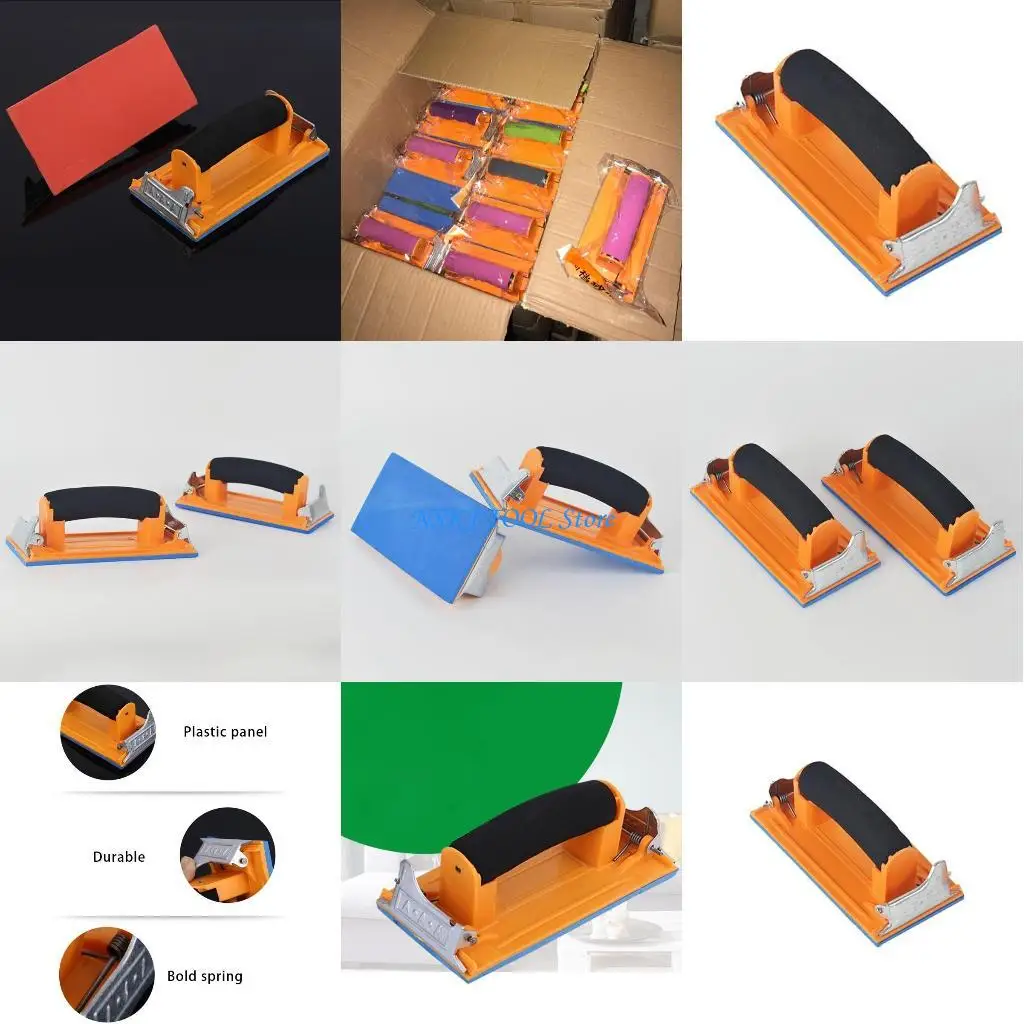 

L8RC Portable Sander Hoper Sander для ручки с губкой для полировки гипсокартона