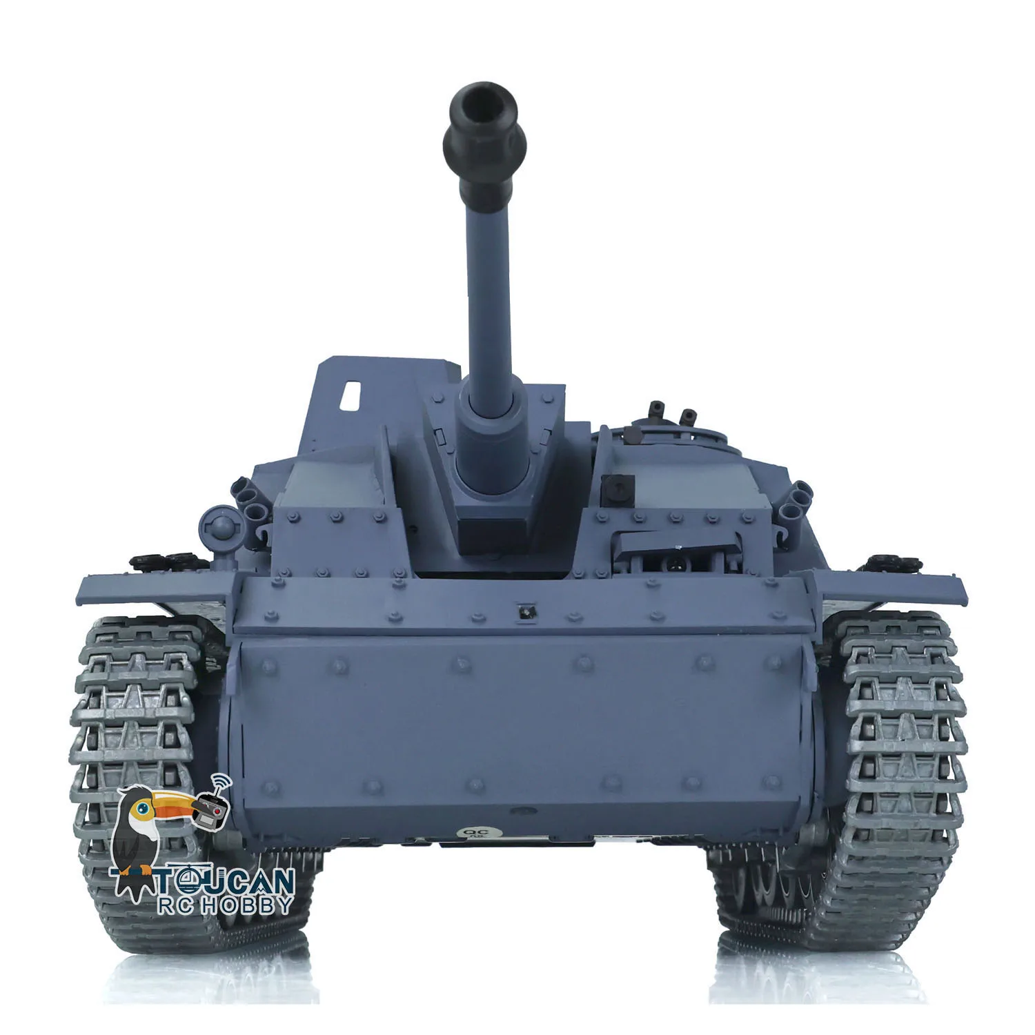 Heng Long 1/16 Scale Radio Control RC Tank 7.0 Customized Stug III 3868 Metal Tracks Wheels Panzer Vehicle Model Toys For Boys
