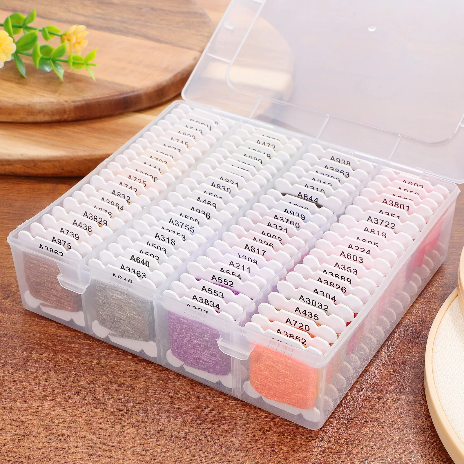 

Embroidery Thread 80 Colors Premium Cotton Thread Material Durable Use Cotton Linen Polyester Machine Hand Sewing Gift