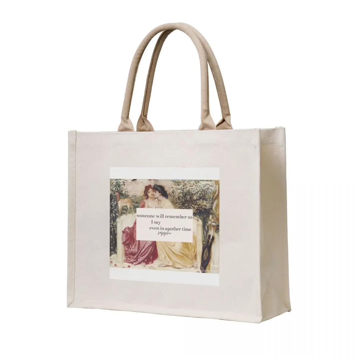

Sappho and Erinna Remmeber Us Quote Tote Bag hand bags Big bag ecological bags