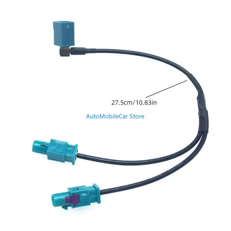 G8TE //for  2 Male Fakra Y-Splitter to Female Fakra Antenna Adapter Cable