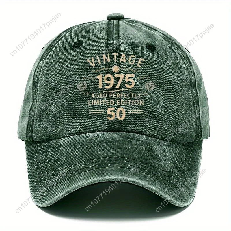 Моющаяся бейсболка, унисекс с буквенным принтом — регулируемая, подходит для активного отдыха, таких как походов на рыбалку.