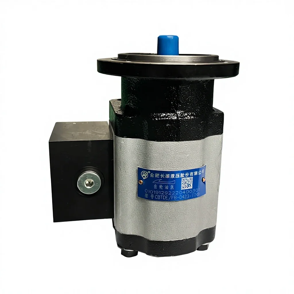 HCHC Hefei Changyuan Hydraulic Gear Oil Pump CBTDE/FB-D416-TT Composite Gear Single Pump Hydraulic Pump Anhui China
