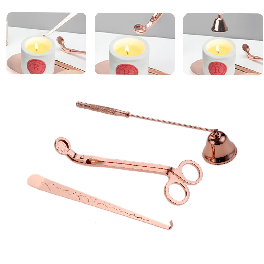 Candle Wick Scissors Candle Extinguisher Stainless Steel Candle Scissors Secented Aromatherapy Trimmer Oil Lamp Candle Cover