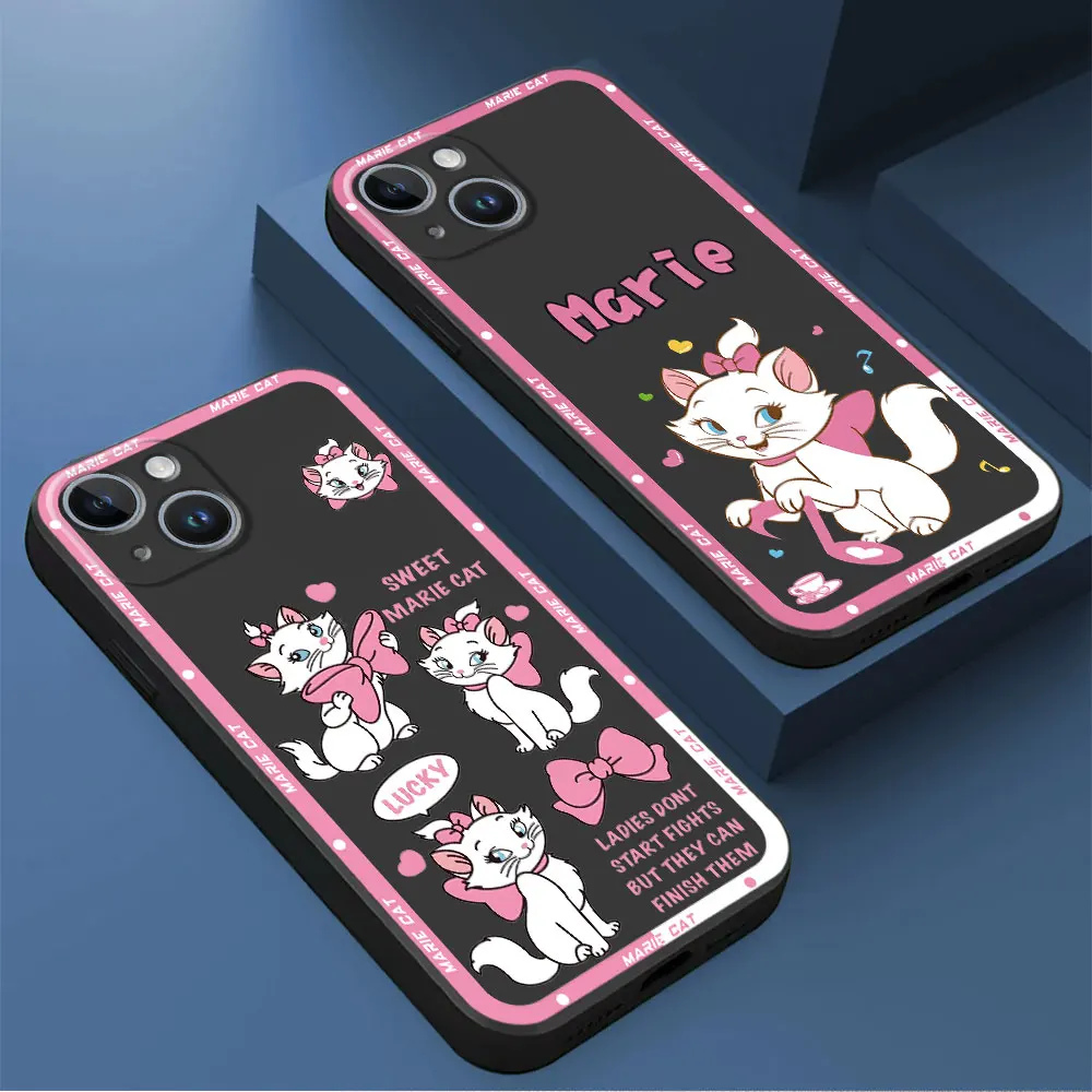 Phone Case for Motorola Moto Edge 40 Pro One Fusion Plus G9 Plus G200 5G Edge 20 Pro Edge 30 Neo Cover Cute Funny Marie Cat