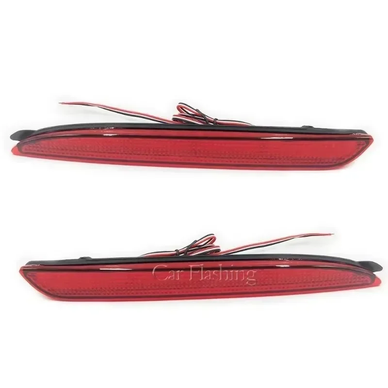 Black Lens LED Rear Bumper for Reflector Tail Stop Brake Light for Atenza GJ 2pcs