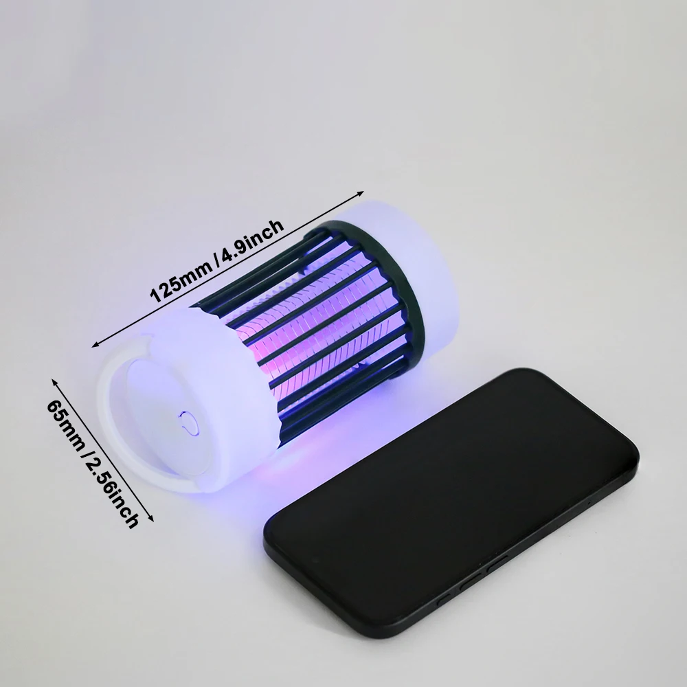 Electric Shock Mosquito Killer Lamp UV Light USB Anti Mosquito Trap For Bedroom Outdoor Camping Use Kills Moths Wasps Gnats