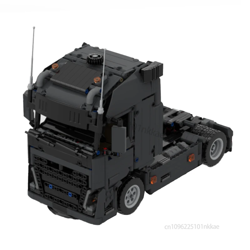 Aangepaste MOC Heavy Duty Technische 4x4 of 6x4 Tractor eenheid Oplegger Container Bouwstenen DIY Voertuig Bakstenen Speelgoed Geschenken