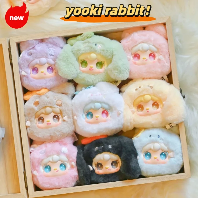 

New Yooki Cute little rabbit Series Blind Box About 10cm Cute Figure Toy With Vinyl Coating Bag Pendant Surprise girl Gift