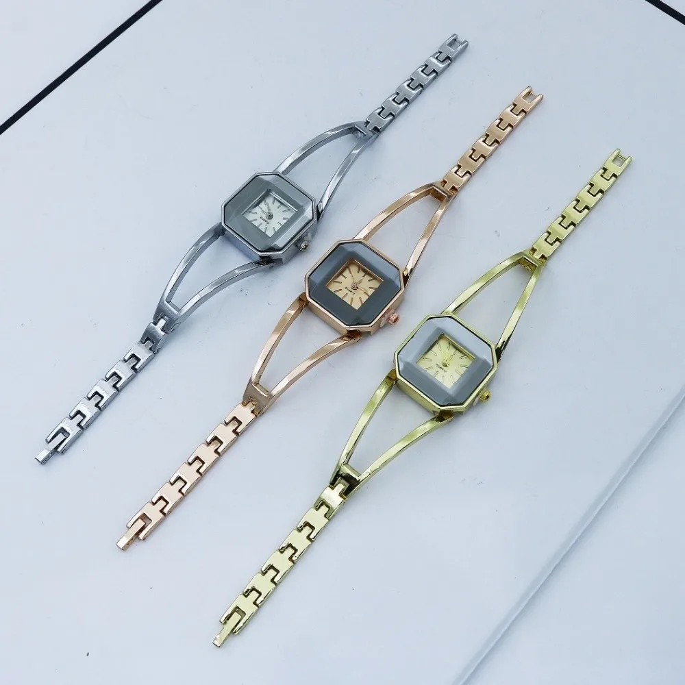 

New Square Dial Women Watch Hollow Design Elegant Quartz Watch Luxury Wristwatches Women Fashion