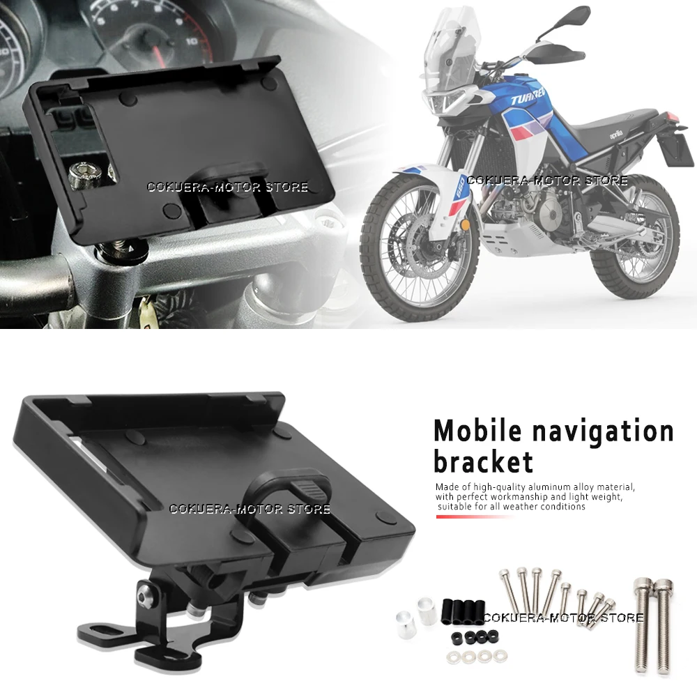 For Aprilia  RSV Tuono Tuareg 660  ETV1000 Mana 850 Pegaso 650 Motorcycle Navigation Mount GPS Bracket Holde