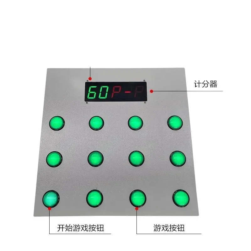 Paipaile Whack-A-Mole Desktop Reaction Test Trainer Warm-up Activity Props