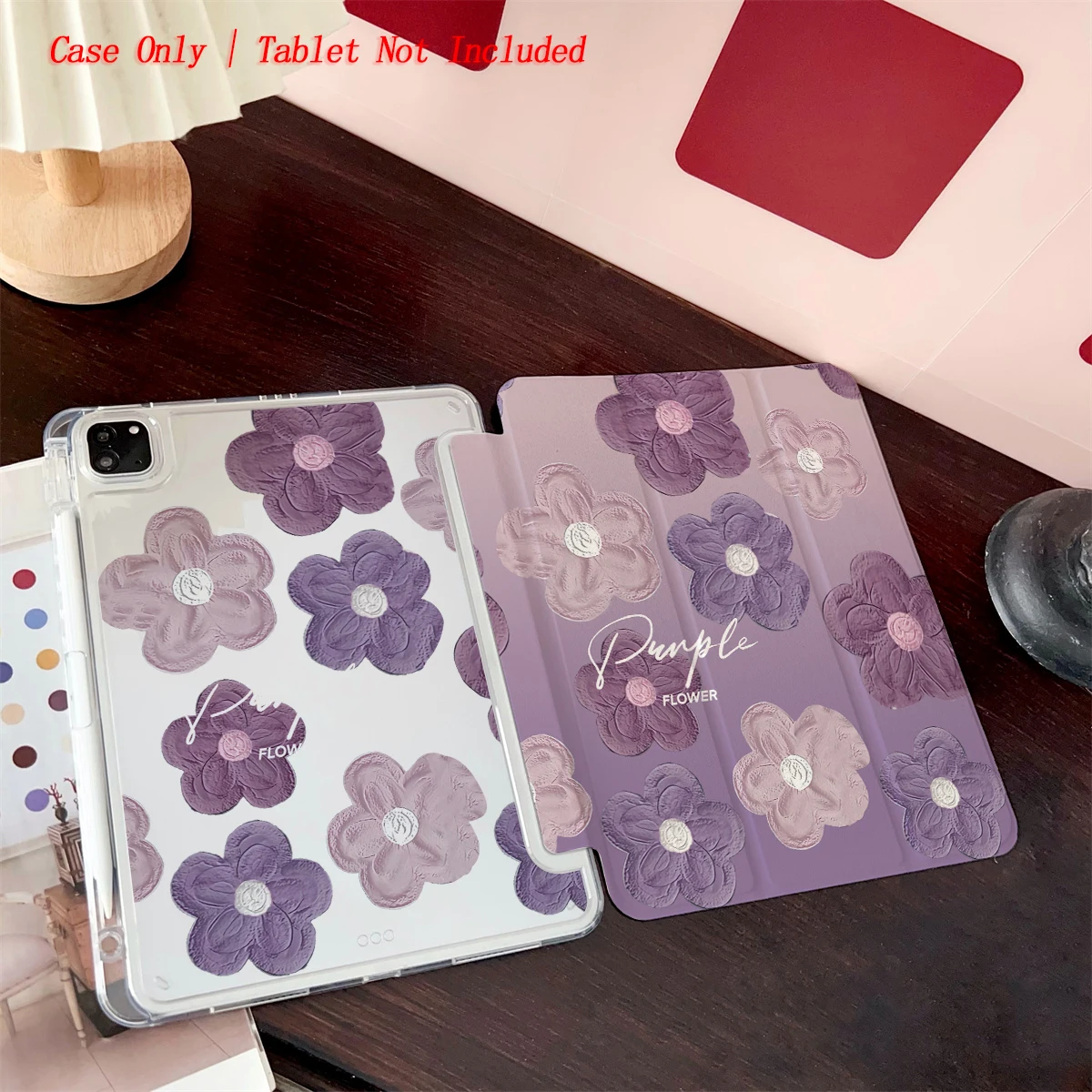 Slim Fit Premium TPU Tablet Cover, Shockproof Durable Lightweight Protective Case for iPad Samsung Huawei Honor Redmi Xiaomi