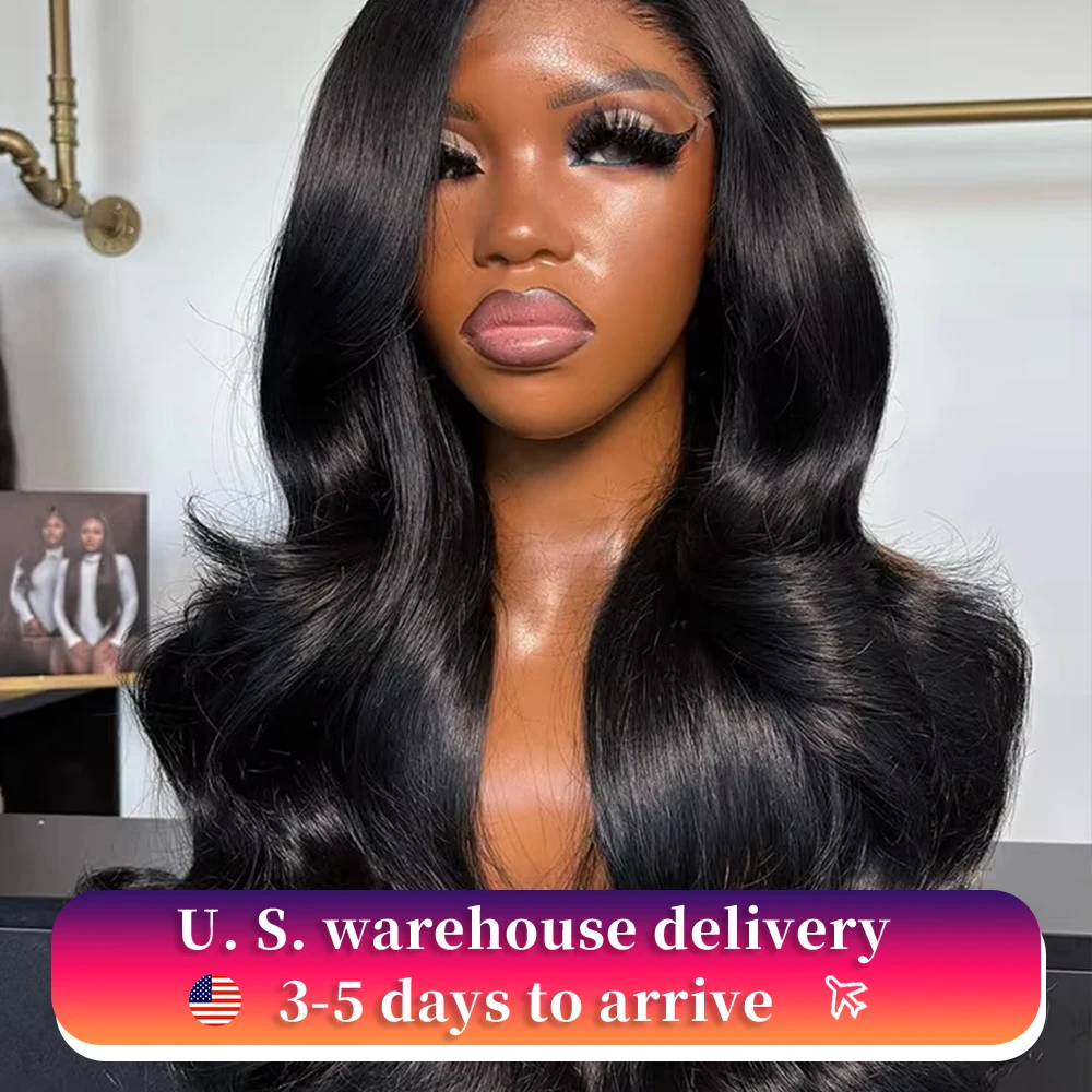 

30 40 Inch 13x6 HD Transparent Lace Frontal Wig Body Wave Wigs Human Hair 180 Density Water Wave 13x4 Brazilian Wig For Women