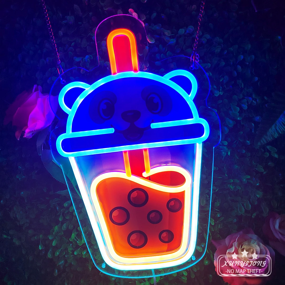 Custom-Made Choice Neon Light, Panda, Aplica-se à loja de chá de leite, Beverage Shop Decoração