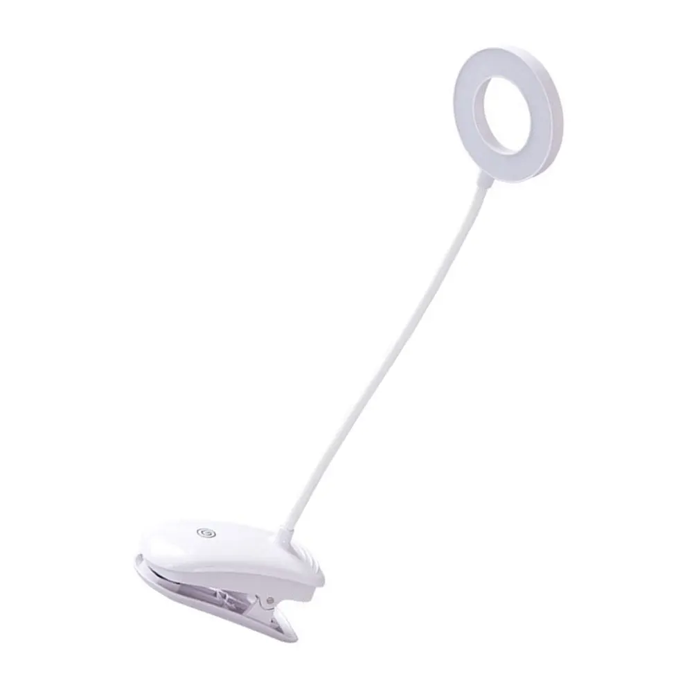 

1 set 1 Set Led Eye Protection Clip Lamp Usb Rechargeable Foldable Table Light For Bedside Dorm Studying Reading Night Use