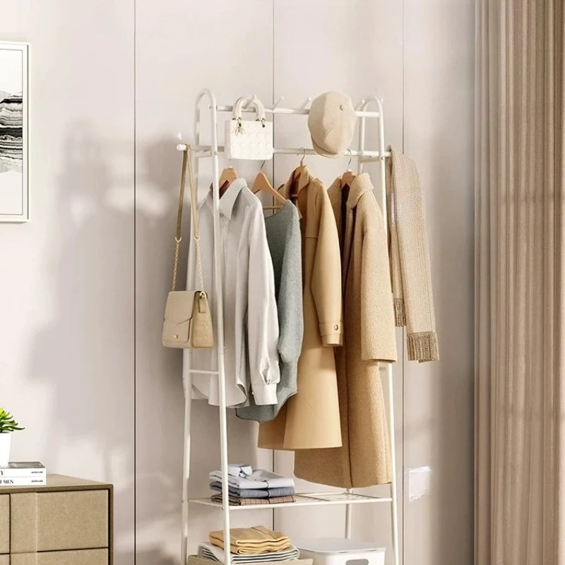 Hanger floor-to-ceiling bedroom coat rack simple household hanger living room balcony drying rack indoor mobile hanger