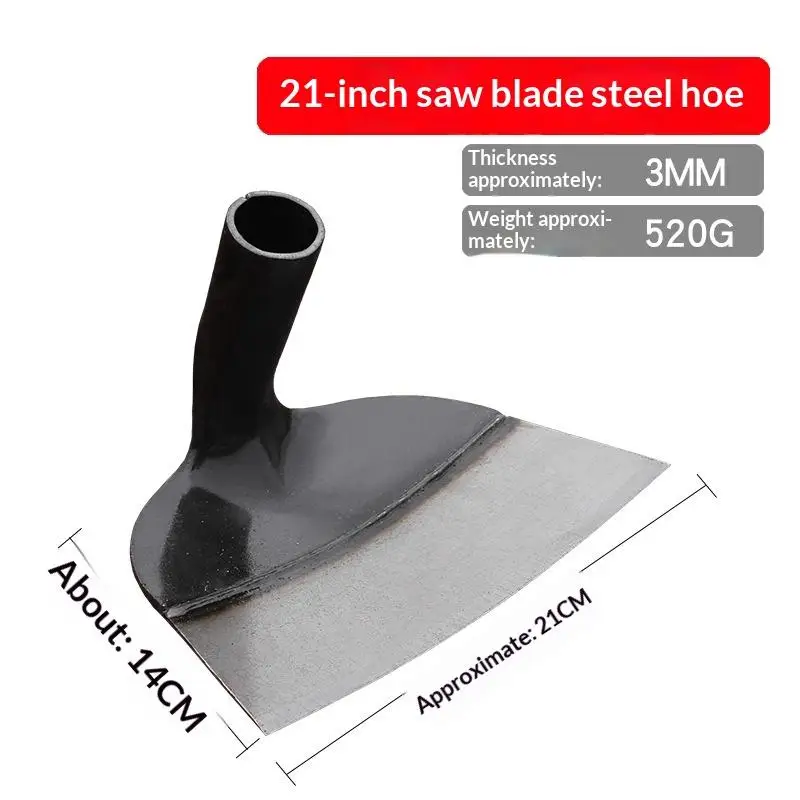 Thickened Manganese Steel Weeding Hoe Heavy Duty Garden Hoe For Vegetable Plot Land Clearing