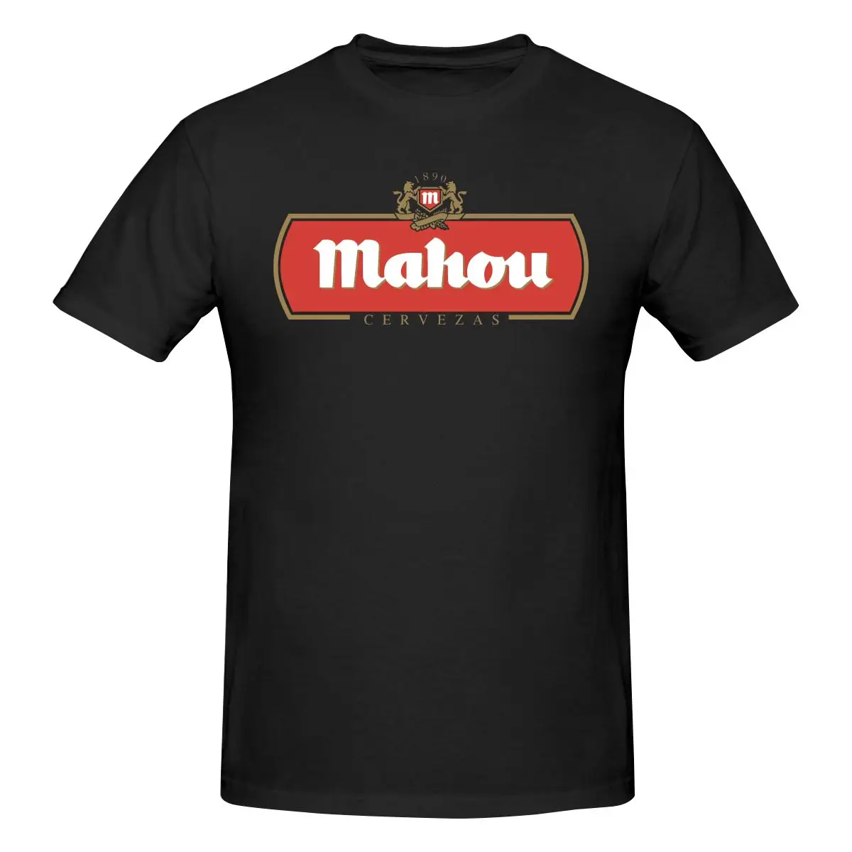 

Мужская футболка с забавным принтом Mahou, футболка унисекс, хлопок