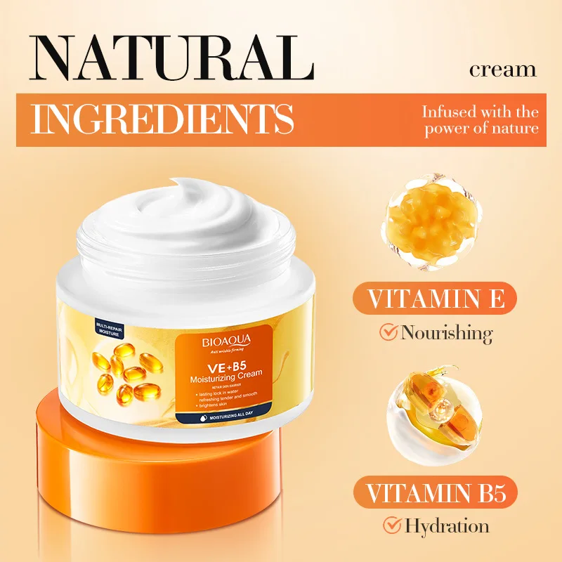 

Multi-Vitamin E B5 Moisturizing Face Cream Hydrating Skin Lotion Essence for Deep Moisturization