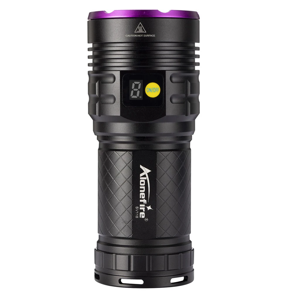 High Power 160W UV Flashlight Blacklight Cat Dog Urine Stain Tinea Ore Money Scorpion Marker Powerful Rechargeable UV Torch Lamp