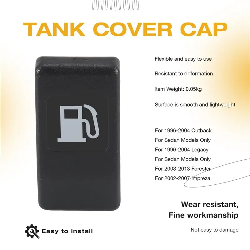 57346AA010ML Fuel Gas Door Lever Pull Knob Tank Cover Cap For Subaru Forester 2003-2013 Outback Legacy Impreza-A46I