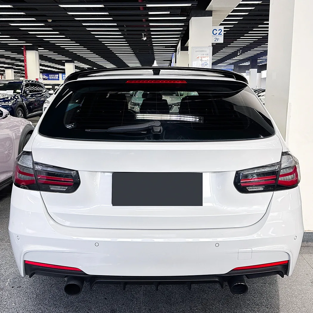 

FOR BMW 3 Series F31 2013- 2019 Touring High Quality ABS MP Style Car Rear Roof Wing Spoiler Body Kit Glossy Black