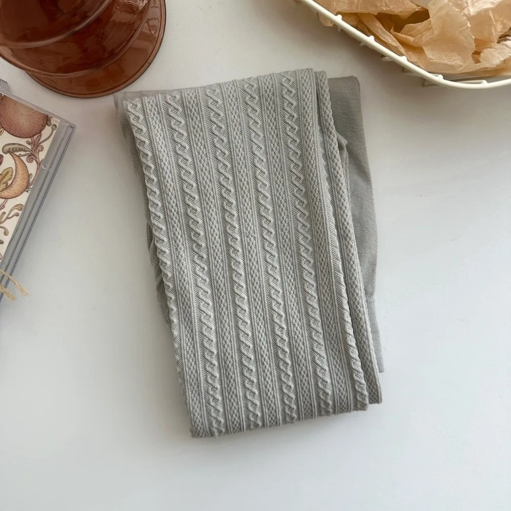 

New Velvet Tights Pantyhose Vertical Pattern Slimming Tights Thigh High Stockings Nylon Tights Bottoming Stockings Spring Autumn