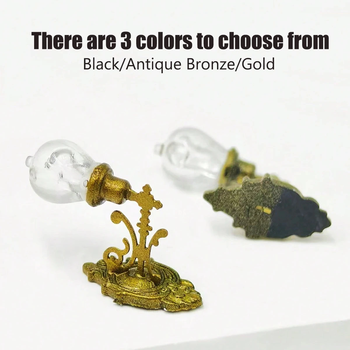 Miniature Wall Sconce 1:12 Dollhouse Mini Wall Lamp Diorama Scene Accessory Realistic Lighting Decor for 12th Scale Models