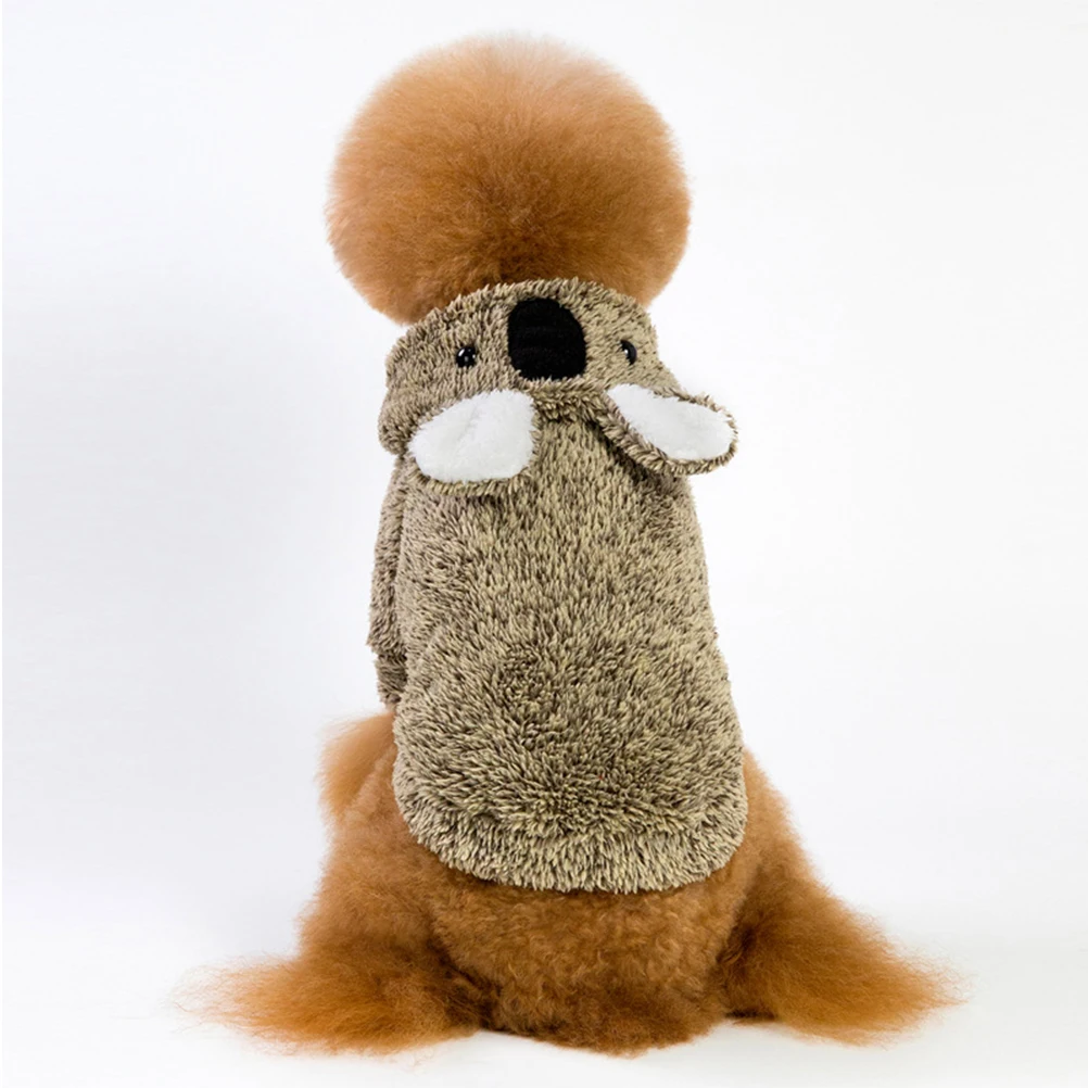 

1Pcs Koalas Shape Design Dog Clothes Cute Premium Material Easy to Wear Comfortable Pet Garment for Small Dogs Outdoor Walking