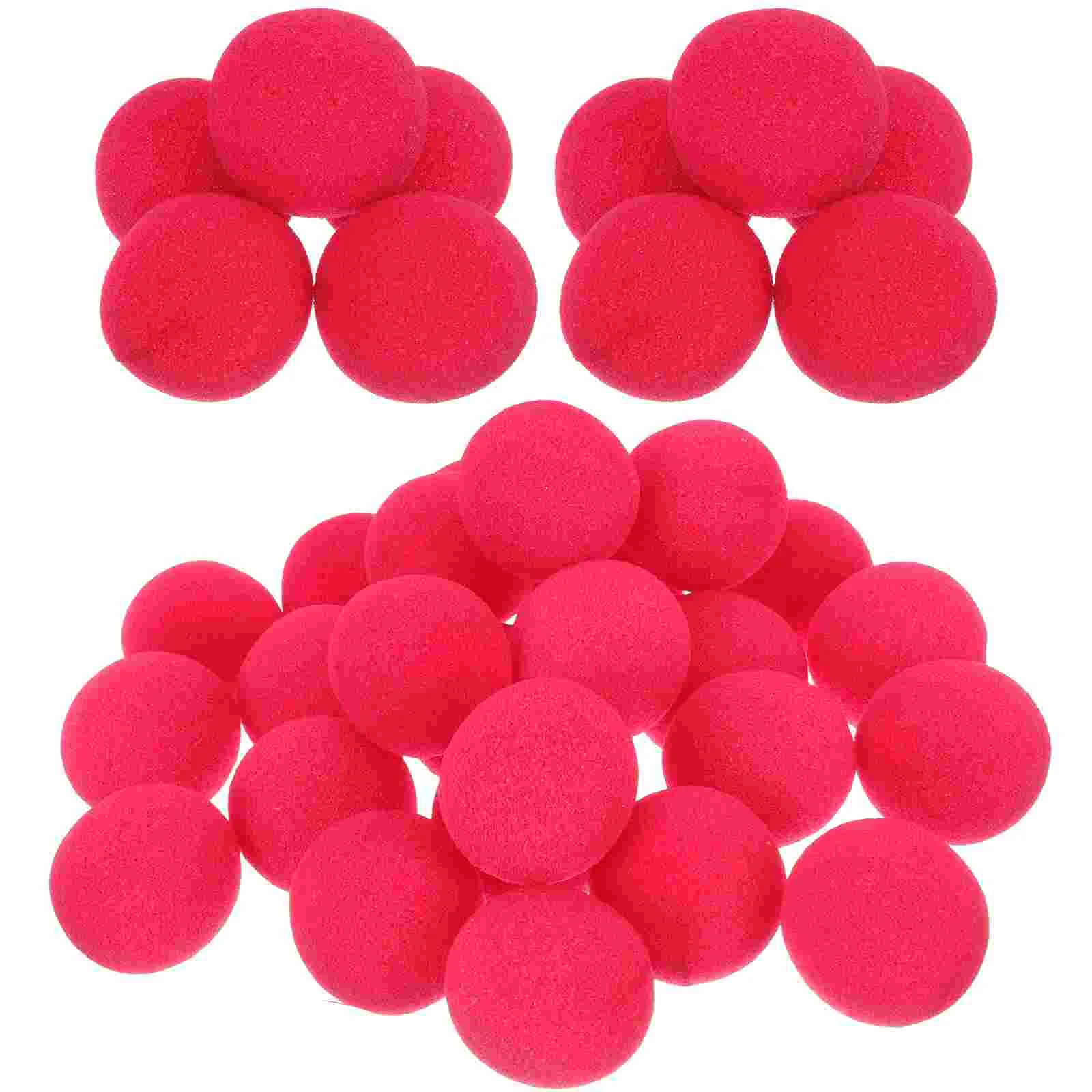 

Decorative Sponge Clown Nose Ball Sponges Prom Prop Circus Theme Party Decorations